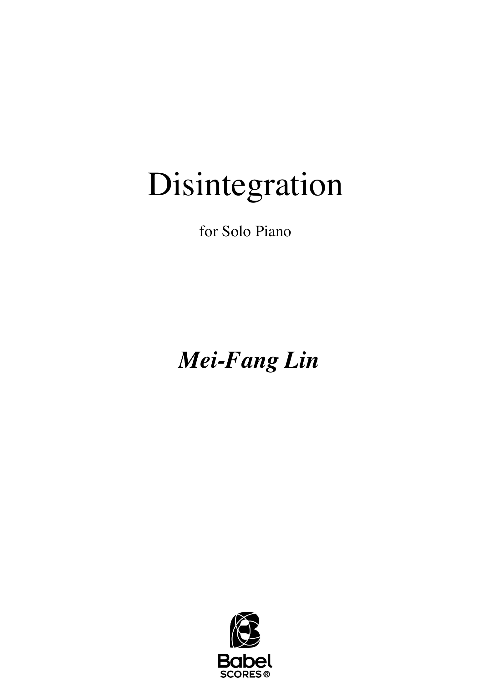 Disintegration A4 z